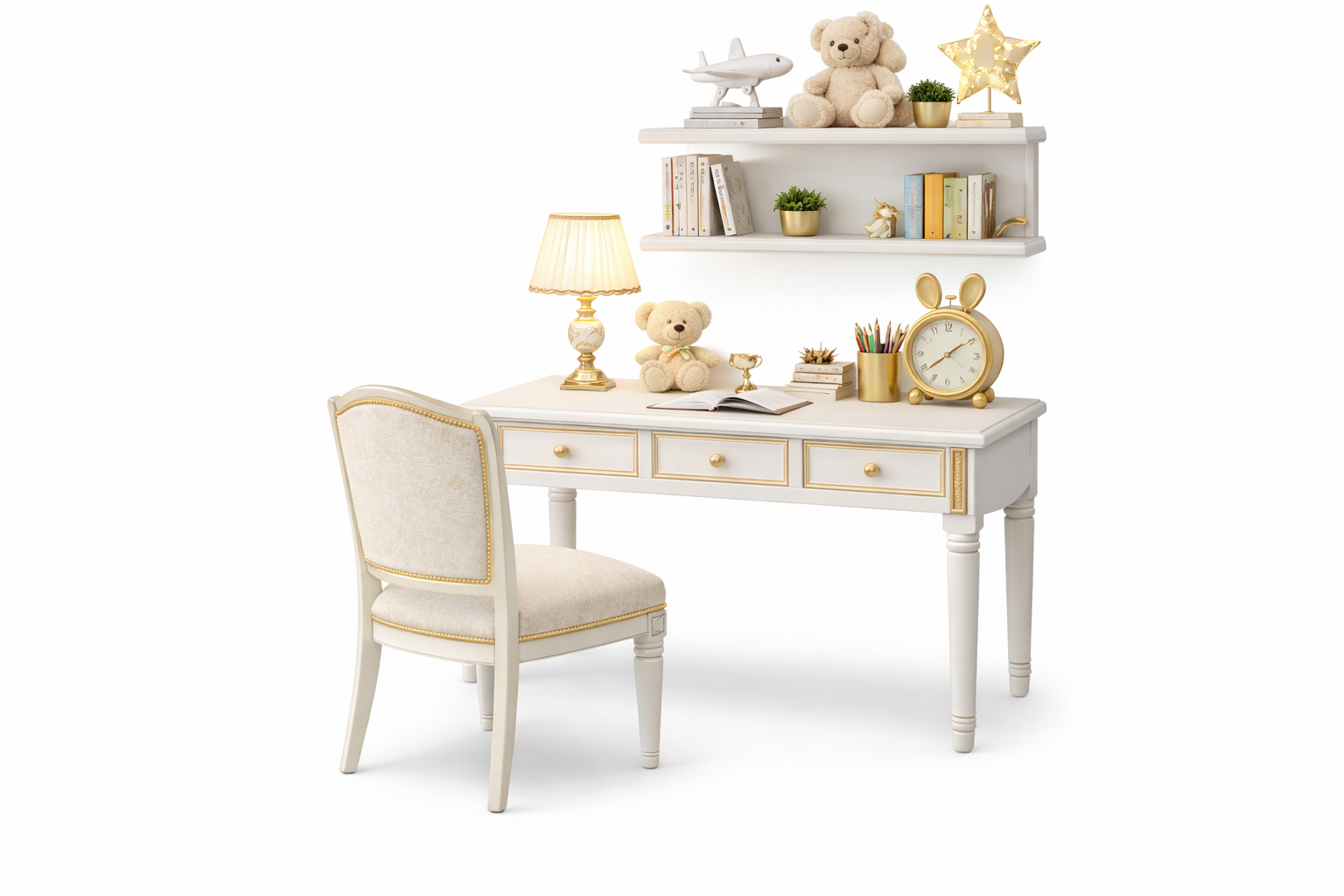 Nordic Smart Study Desk with Storage